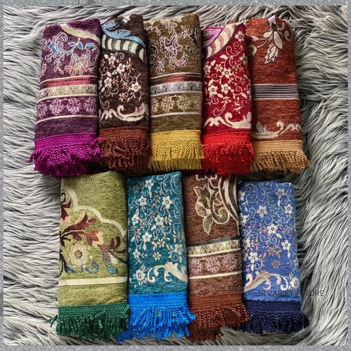 Souvenir Sejadah Turki Travelling Tipis Rumbai Tambang Uk 70X110 Cm