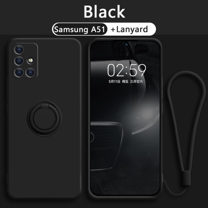 SAMSUNG GALAXY A22 4G / M32 SOFT CASE RING SILIKON MICROFIBER MAGNET