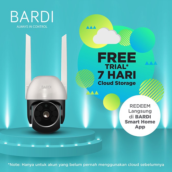 BARDI IP Camera Outdoor PTZ CCTV Wifi IoT Home Automation