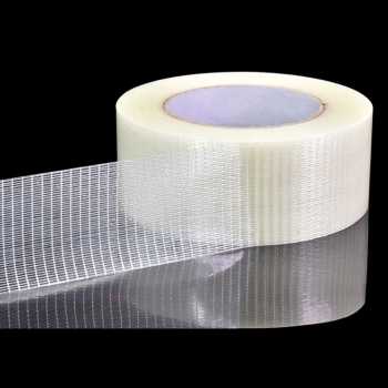 R3S Yx Lakban Super Strong Grid Fiber Tape 30mm 25 Meter - Gf25m - White R3WS