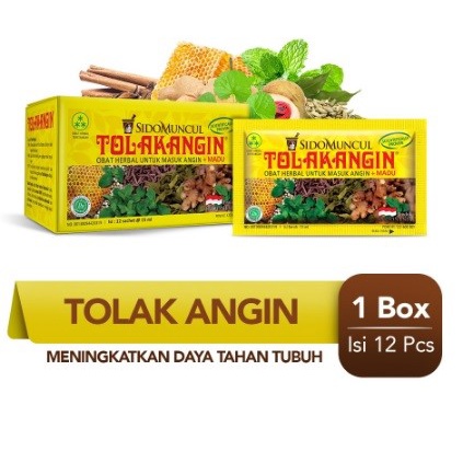 

TOLAK ANGIN CAIR 1 box Isi : 12 pcs, Untuk Masuk angin dan Daya tahan Tubuh
