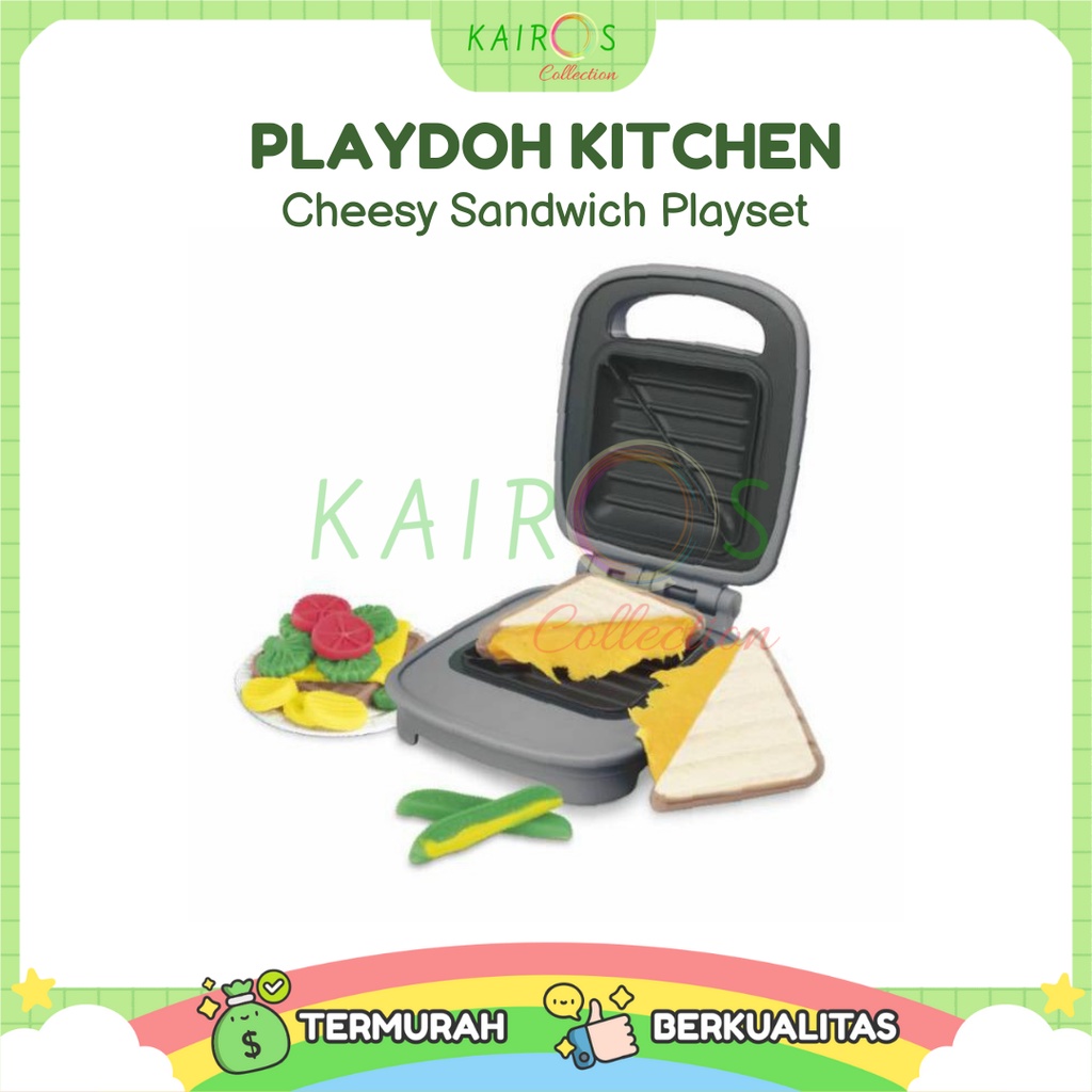 PlayDoh Kitchen Cheesy Sandwich Playset