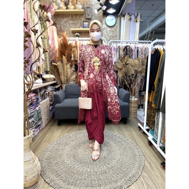 SET ROK KIMONO BATIK VISCOSE GIES|BAJU KONDANGAN