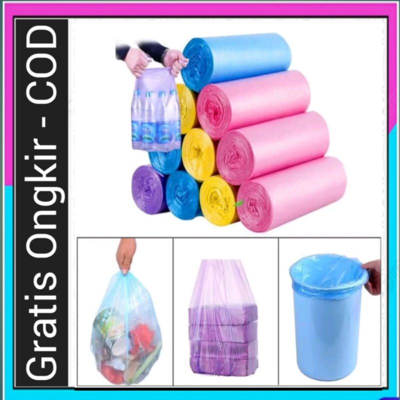 Kantong Plastik Sampah Gulung Roll isi 15pcs