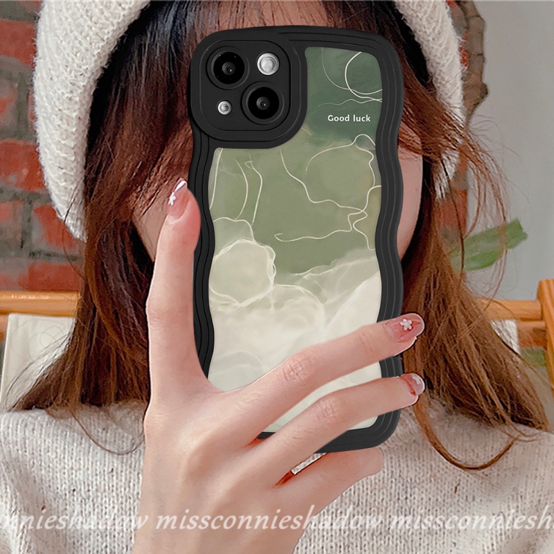 Case Pasangan Desain NFC Halo Edge Untuk Redmi A1 9 10A 10C A1 + 10 9T 9A 9C Note 10 11 10 Pro Max M3 X3 Soft Case Motif Lukisan Cat Air