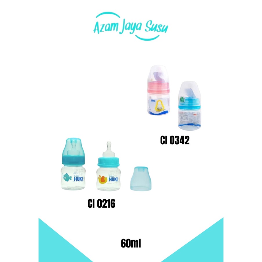 Huki Botol Shaped Bottle 60 ml  AZZAM JAYA SUSU