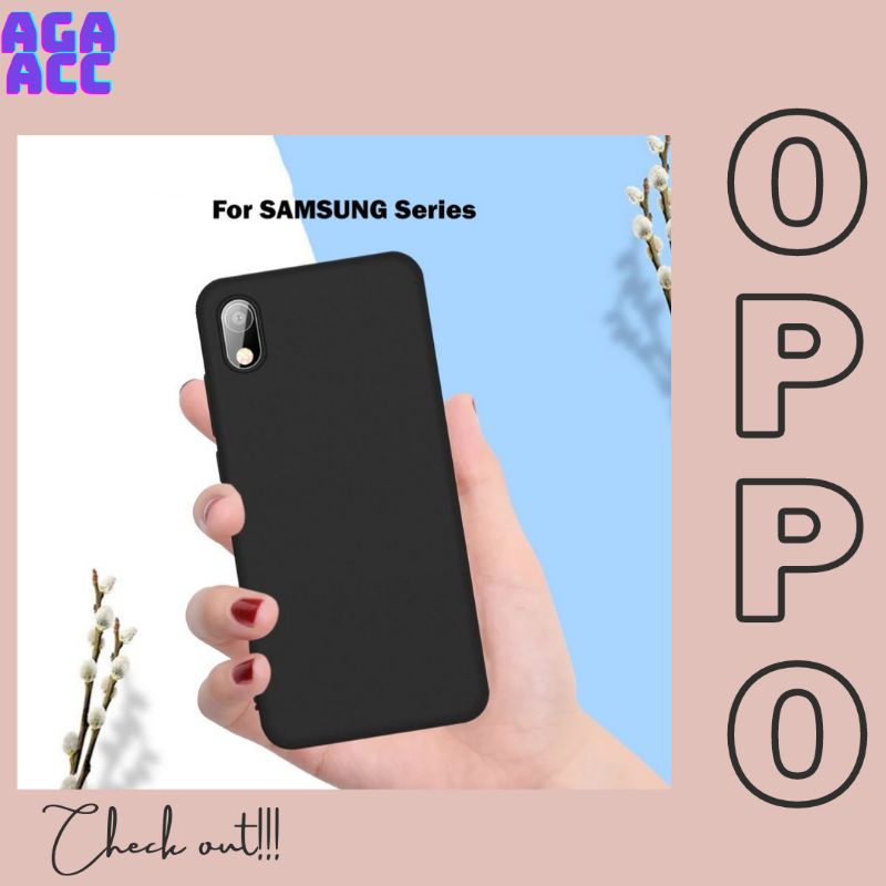 Softcase SLIM BLACKMATTE OPPO A71 F7  F11 F11 Pro R17 Pro