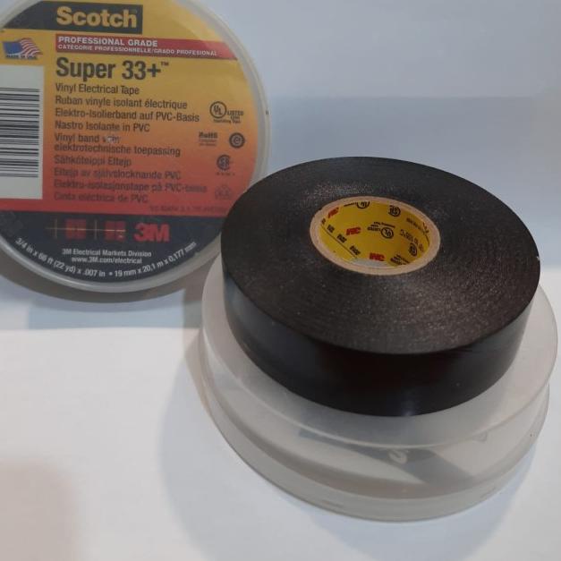 Isolasi 3M Scotch Super 33+ Original