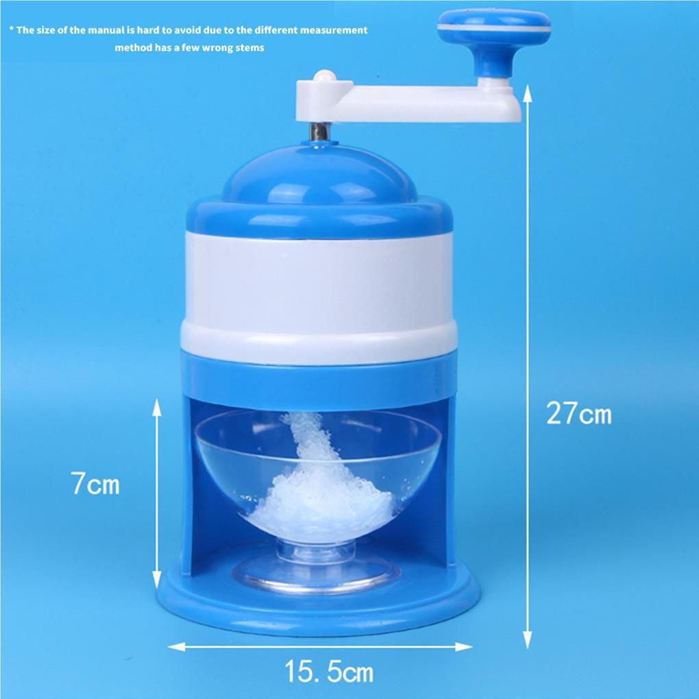 300 ml Manual Es Penghancur Rumah Tangga Tangan Engkol Blok Pengiriman Smoothie Membuat Mesin Stainless Steel Shaver DIY Maker Props