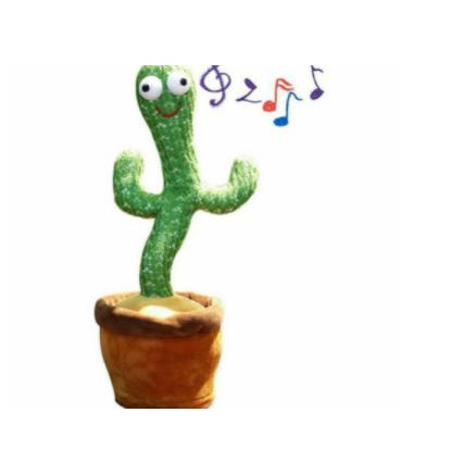 Mainan Kaktus Bergoyang Dancing Cactus Boneka Kaktus Goyang dan Bicara - bicara