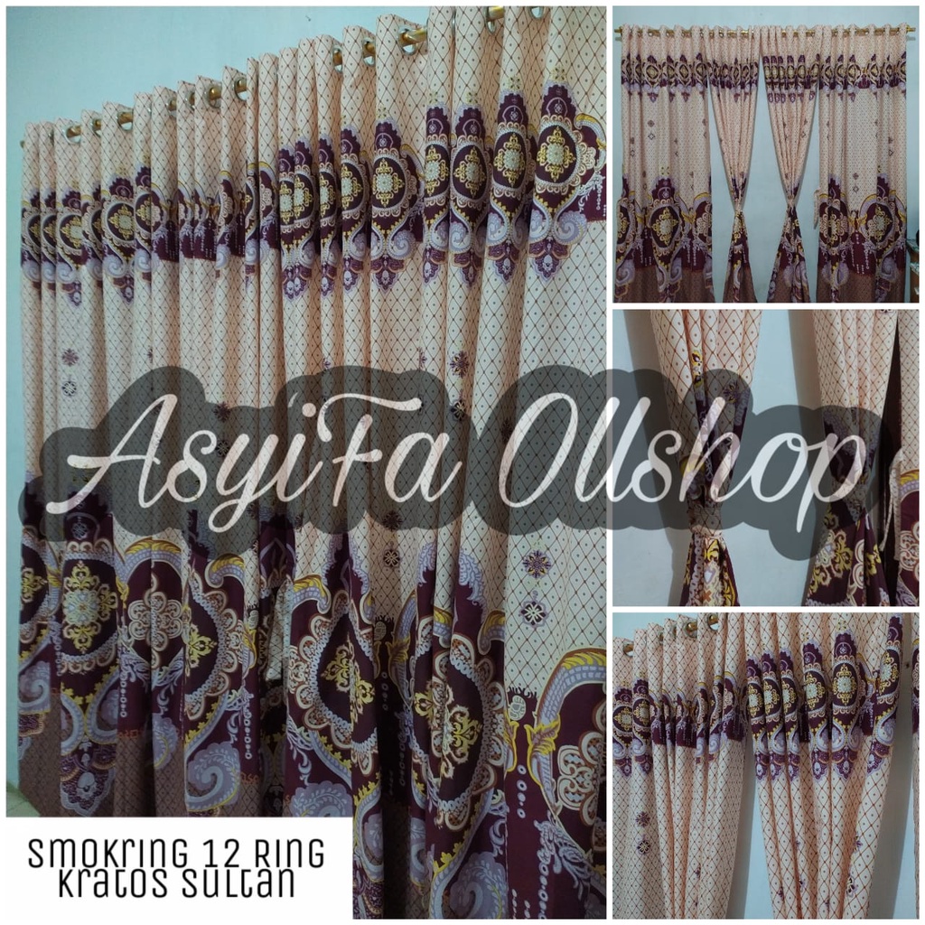 GORDEN SMOKRING GORDEN JENDELA GORDEN PINTU BEST SELLER MOTIF SULTAN BATIK KRATOS