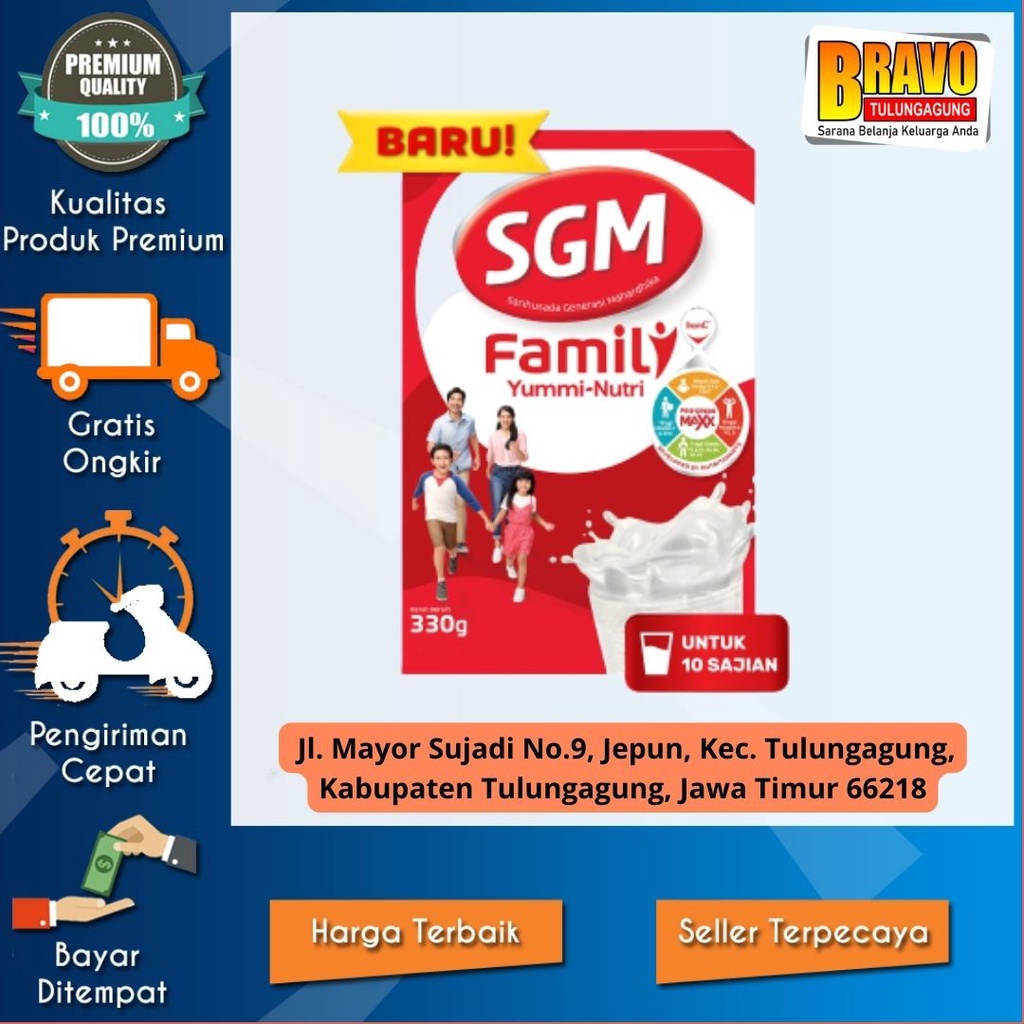 

Bravo Supermarket - SGM Family Yummi Nutri Creamy Vanila 330gr