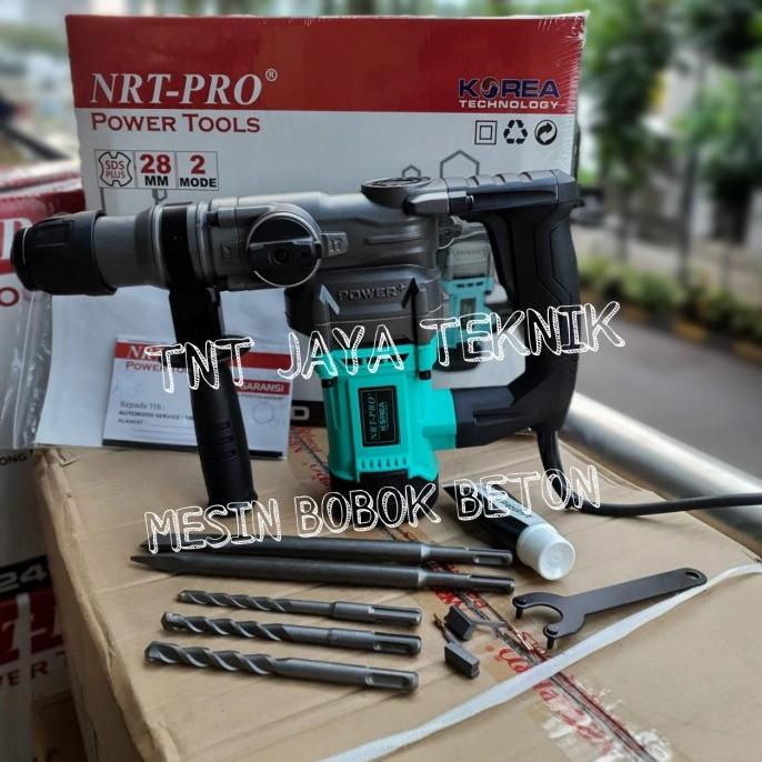 NRT PRO HR 28 HD MESIN BOR BETON BOBOK / ROTARY HAMMER DRILL NRT-PRO