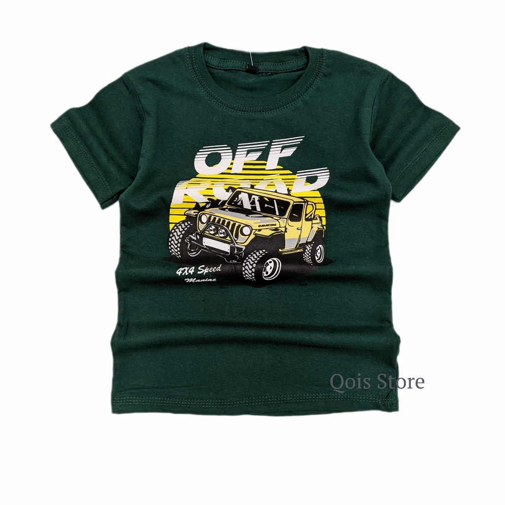 Kaos anak terlaris kekinian kaos anak laki-laki usia 2-10 tahun cotton 30s