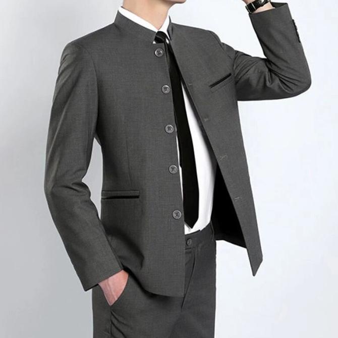 Jasko Mandarin/Blazer Pria/Jas Pria Formal/Jas Pria Non Formal