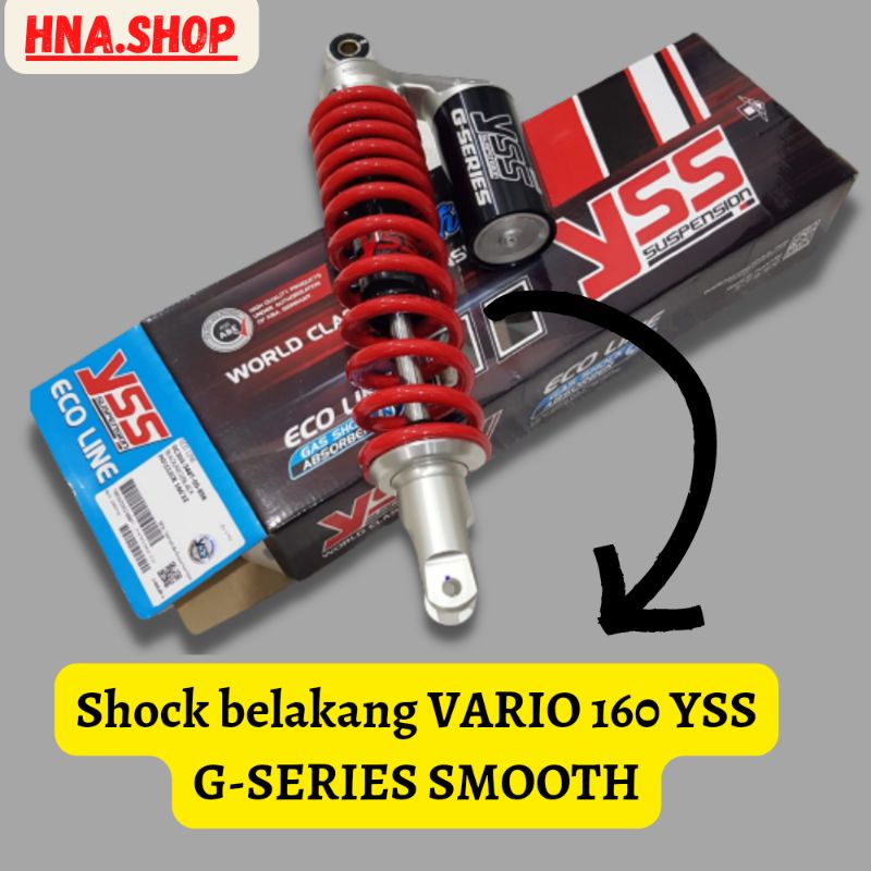 Shok belakang Shockbreker YSS Tabung G Series Smooth 340mm Click 160 Vario 160 Original Thailand