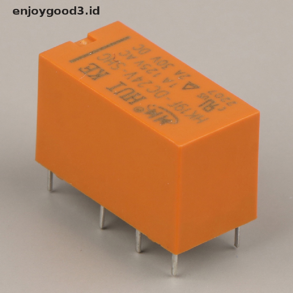 1pc Relay Power Mini 12V DC24V 8Pin Untuk HK19F-DC5V-SHG 3V 9V DC24V