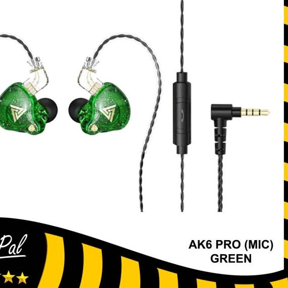 QKZ AK6 PRO (MIC) Original Headset Earphone - Ungu