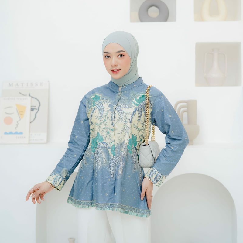 atasan batik wanita atasan batik blus batik kanza