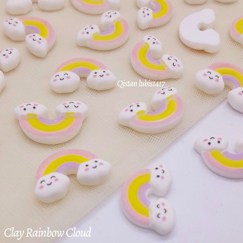 Clay Rainbow New|Resin Rainbow Cerah|Clay Rainbow Cute