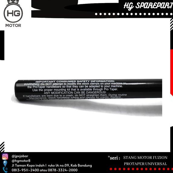 Stang Protaper Model Fuzion - Palang Busa Raiser - Hitam