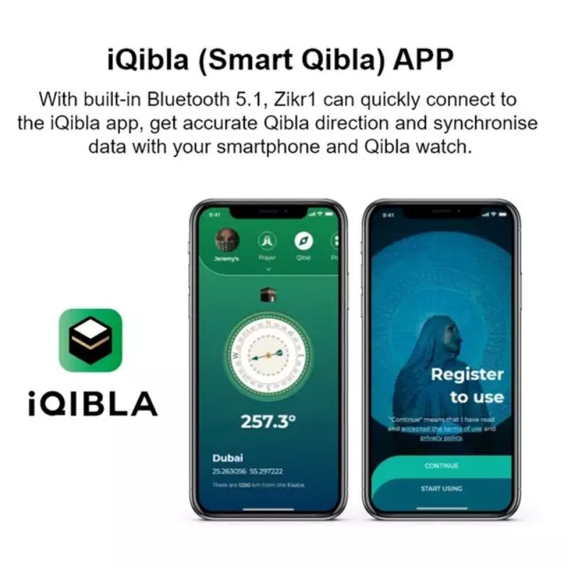 SMART RING IQIBLA/TASBIH DIGITAL KEREN KEKINIAN DESAIN DUBAI