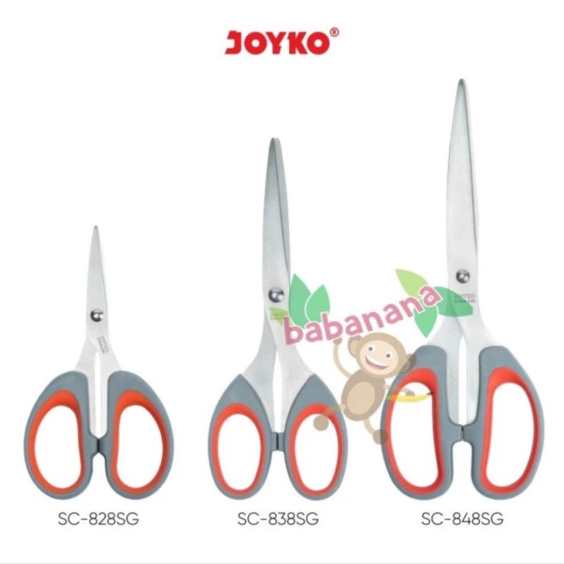 Gunting Joyko SC-848SG Scissors pemotong kertas multifungsi