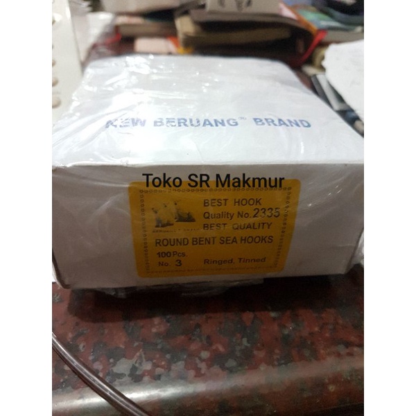 Mata Kail Mata Pancing Beruang no 3 Lubang