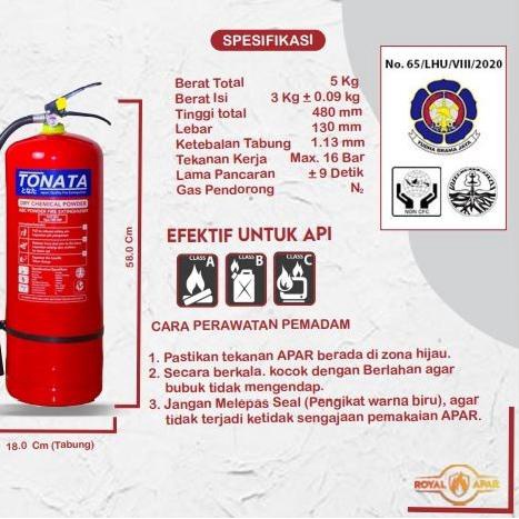 APAR 3 Kg / Alat Pemadam Api 3 Kg