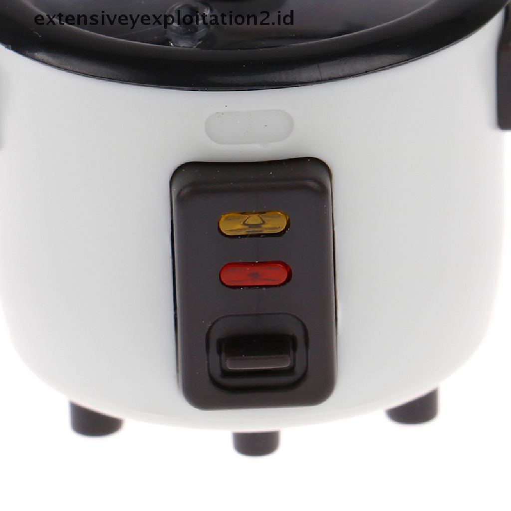 Mainan Simulasi rice cooker Elektrik Mini Skala 1: 12 Untuk Rumah Boneka