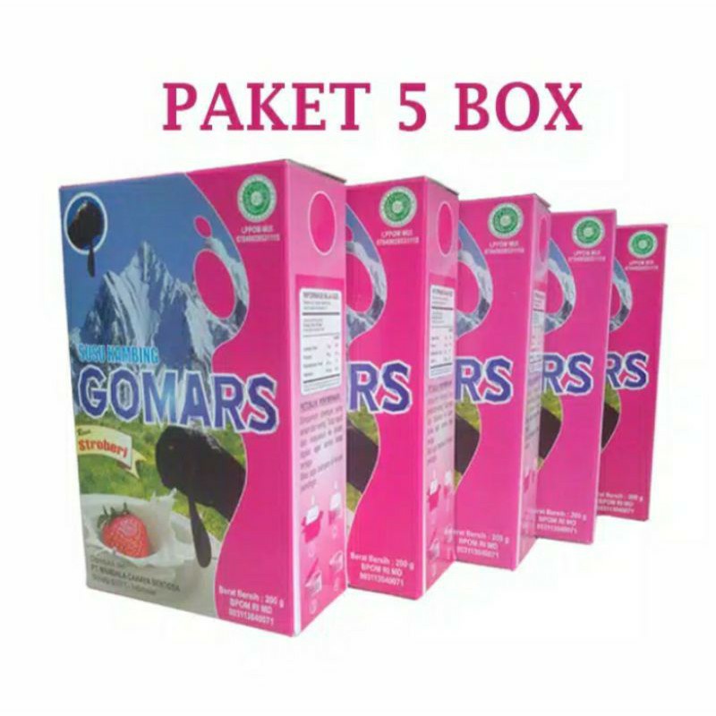 

Susu Kambing Etawa Bubuk GOMARS Paket 5 Kotak