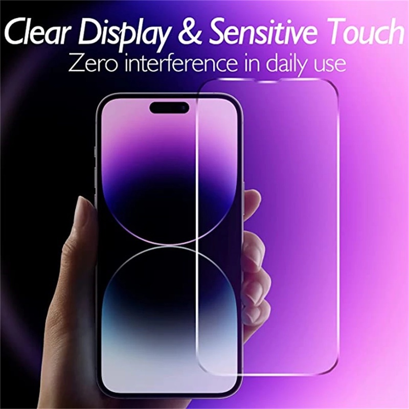 Pelindung Layar tempered glass Transparan Untuk iPhone 14 Pro Max Plus 13 12 Pro Max mini IP 11 X / Xs Max XR 7plus / 8plus