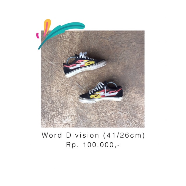 sepatu word division