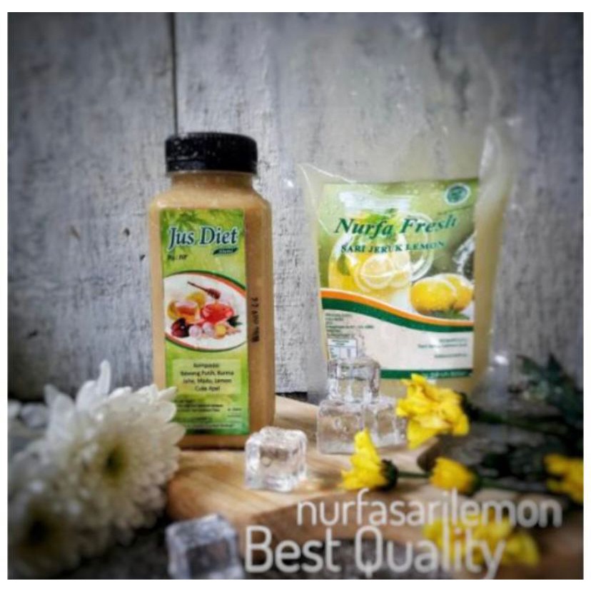 

JUS DIET BY NURFA 250 ML + NURFA SARI LEMON 500ML