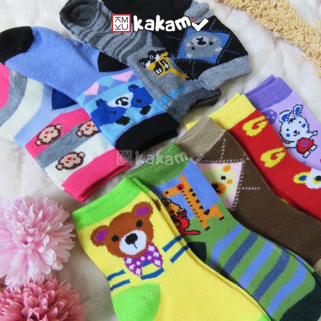 Kakamu Kaos Kaki Anak Karaker Kartun Lucu 1-3 Tahun