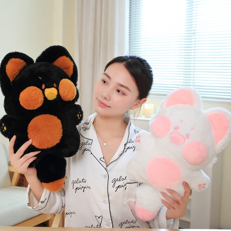 Mainan Boneka Plush Bentuk Kartun Kucing Lucu Untuk Hadiah Ulang Tahun