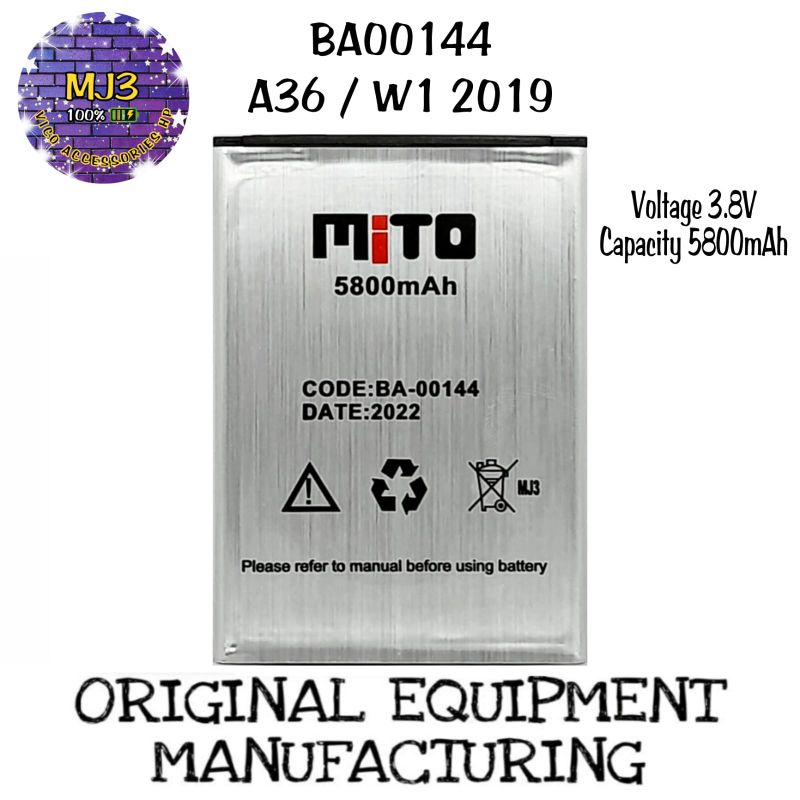 Baterai Mito BA00144 BA-00144 A36 W1 battery batre bat