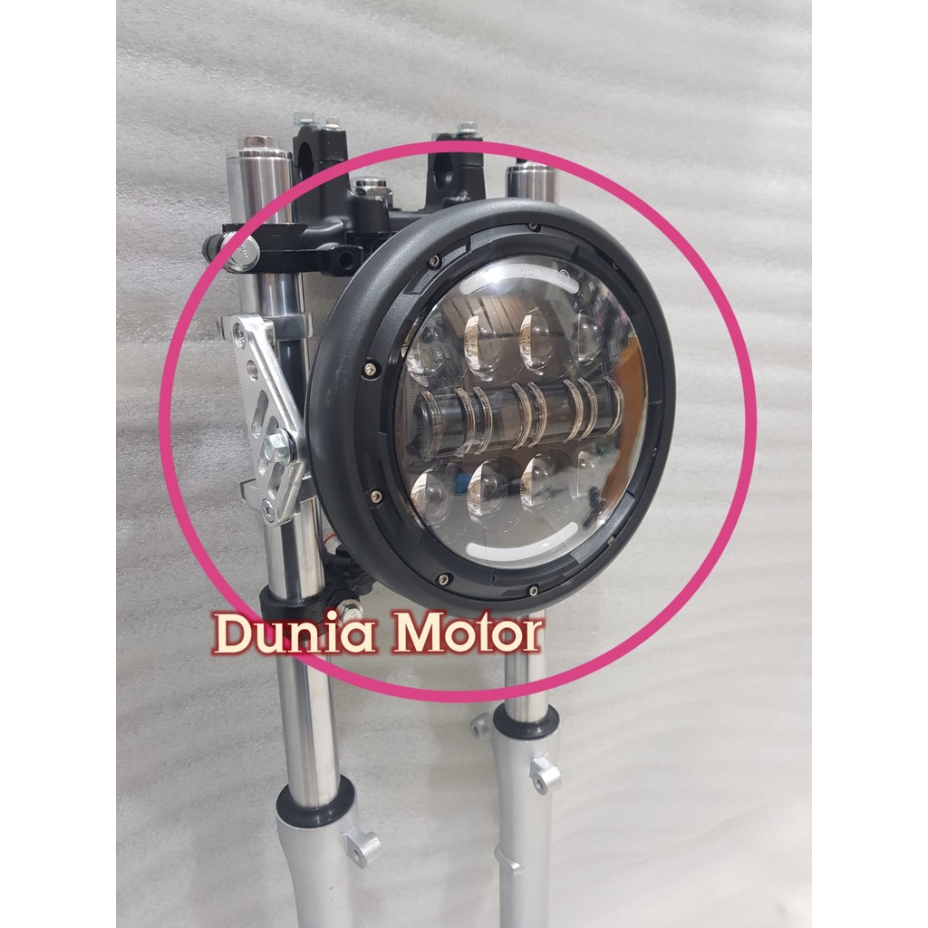 BONUS DUDUKAN / BREKET LAMPU PESEK - PAKET LAMPU DMAKER DAYMAKER 7inci JAPSTYLE SUPERMOTO TIGER MEGA