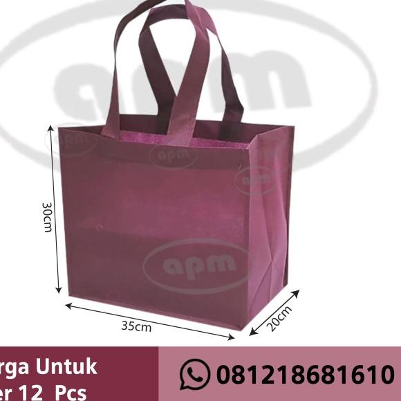 

Tas Spunbond Kotak Ukuran 35x20x30 (Tas Jahit) - Navy