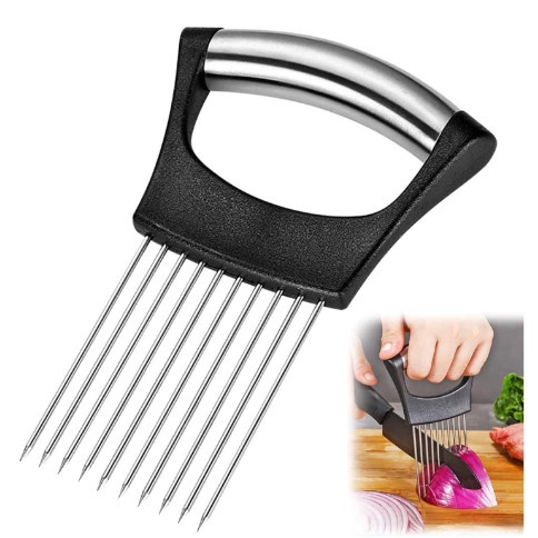 Serbagrosirmurah Garpu potong bawang kentang tomat daging onion slicer cutter pisau