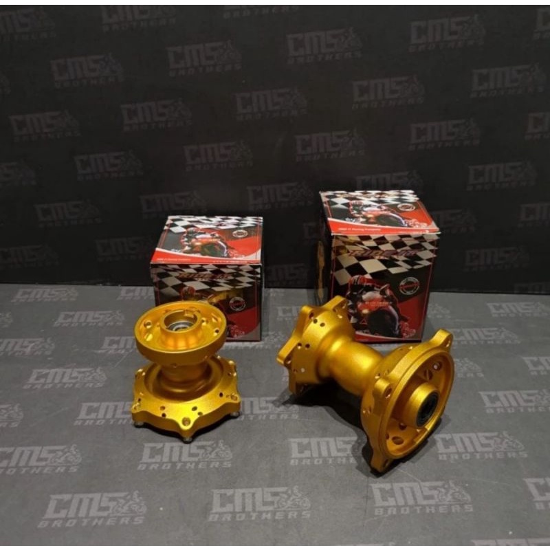 Tromol Ride It depan belakangwarna Gold 
untuk KLX Dtracker