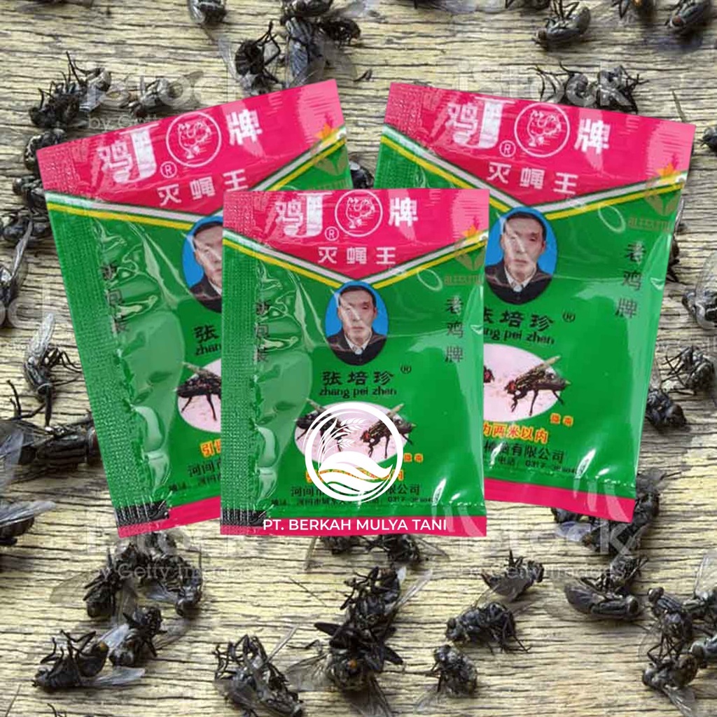 Obat Lalat Serbuk Super Kandang Ayam Sapi Zhang Pei Zhen 1 Sachet