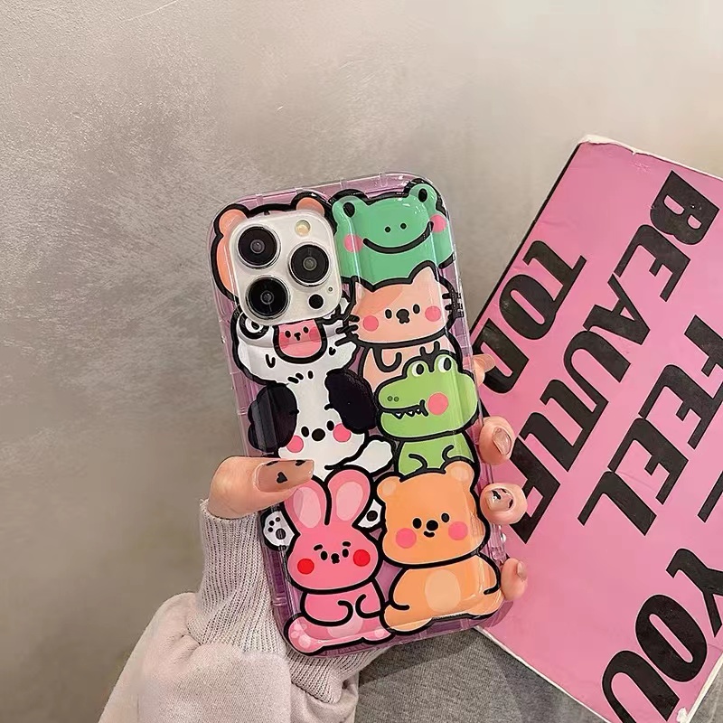 Soft Case Silikon TPU Transparan Motif Kucing Untuk IPhone 14 12 13 11 Pro XS Max XR X 8 7 6S Plus