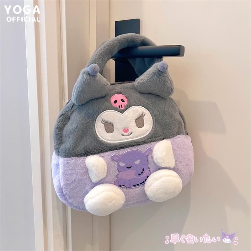 TAS TANGAN CINNAMOROLL KUROMI MELODY POMPOMPURIN POCHACCO DOG HANDLE BAG IMPOR