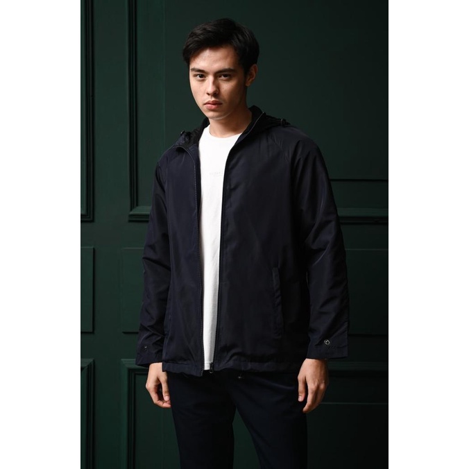 JAKET PREPP STUDIO WINDBREAKER JACKET NAVY