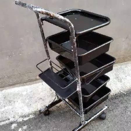 Troli Salon/Rak Salon/Troli Dorong/Trolley
