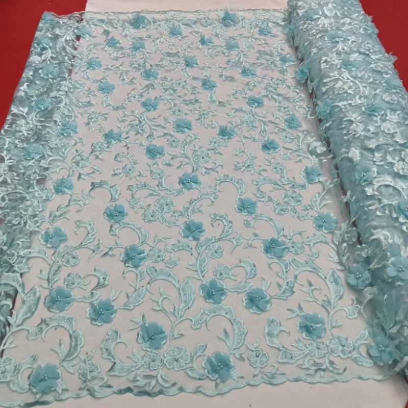 Bahan Kain Tile 3D Bahan Prada Model Terbaru