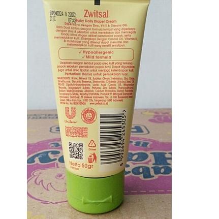 ホ Zwitsal baby cream 50 gram / Krim ruam popok ㋿