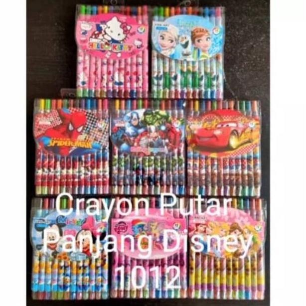 

PROMO MURAH Crayon Putar 12 warna panjang Karakter,12 colour twist crayon cute character 893