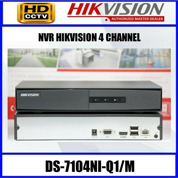 NVR HIKVISION 4 CHANNEL DS-7104NI Q1/M